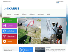 Tablet Screenshot of ikarus.com.tr